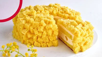 Klassikaline Mimosa kook